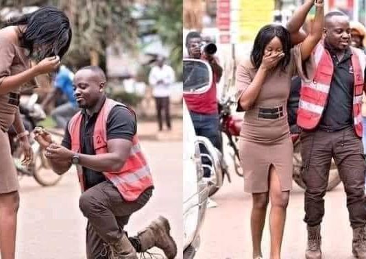 Security Guard Proposes To University Lecturer