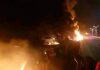 BREAKING NEWS: Inferno Engulfs Agbor As Petrol Fire Destroys Buildings, Festy Chemist