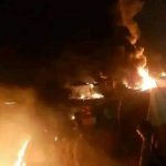 BREAKING NEWS: Fire Guts Biggest Hausa Market In Delta