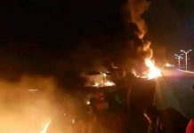 BREAKING NEWS: Inferno Engulfs Agbor As Petrol Fire Destroys Buildings, Festy Chemist