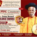 All Set For Late Pa. Buluku Ewhre’s Burial