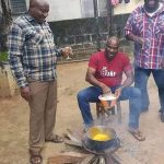 Delta South Senator-elect, Joel-Onowakpo Spotted Preparing Starch With Firewood