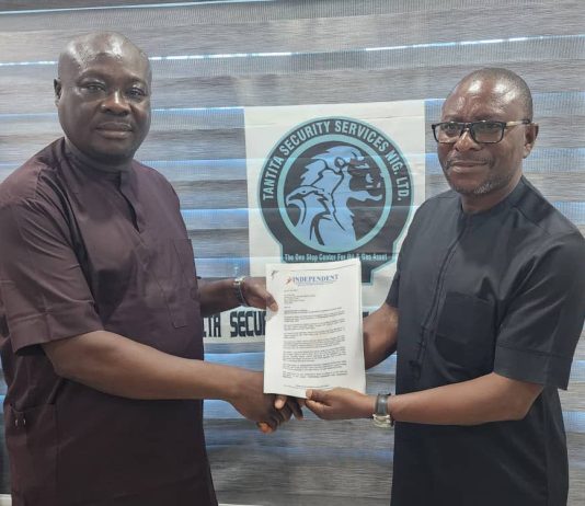 Tantita Emerges Independent Newspaper Security Company Of The Year 2023, To Receive Award May 4