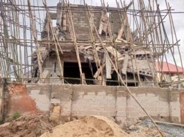 BREAKING NEWS: One Feared Trapped As Two-Storey Building Collapses