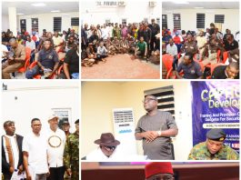 Senator Nwoko Gives Security Gadgets To Over 60 Vigilante Operatives To Combat Crime