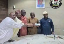 Taraba Governor Kefas Receives APC Membership Card
