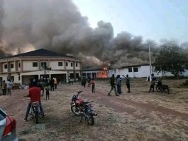 BREAKING NEWS: Council Secretariat On Fire
