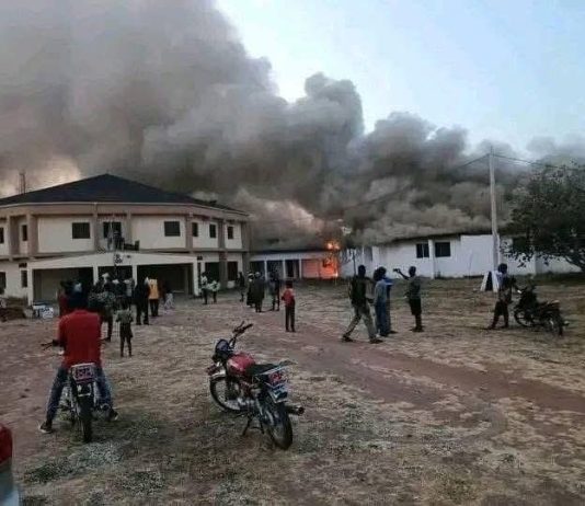 BREAKING NEWS: Council Secretariat On Fire
