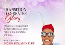 Dr. Osuoza Mourns Passing Of Former Deputy Governor, Chief BSC Elue