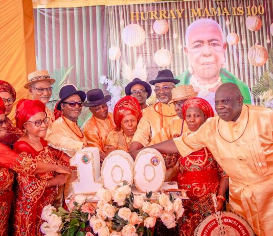 Oborevwori Honours Centenarian Esther Ahon At 100, Celebrates Life Of Service, Virtue