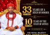 Obi Nkebakwu III Celebrates 33 Years on Throne, 10 Years Of Official Recognition As Ugboba Kingdom Marks Decade Of Progress