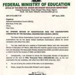 BREAKING NEWS: FG Raises NECO SSCE Registration Fee From ₦27,000 To ₦50,000 From 2027