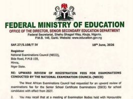 BREAKING NEWS: After The Story Publication, FG Makes U-Turn On WAEC, NECO Fee Hike Over Public Outcry
