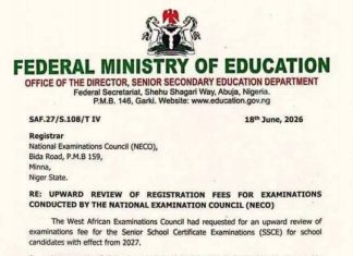 BREAKING NEWS: After The Story Publication, FG Makes U-Turn On WAEC, NECO Fee Hike Over Public Outcry