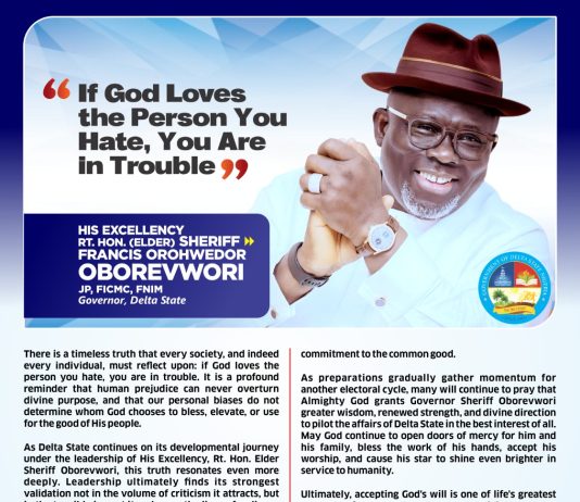 If God Loves the Person You Hate, You Are in Trouble