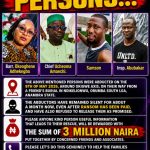 BREAKING NEWS: Fresh Anxiety As Four Kidnap Victims Remain Missing Months After Abduction