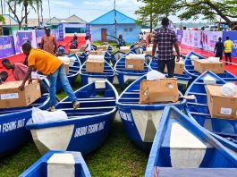 Oborevwori Boosts Warri Fishing Economy With 50 Boats, Engines