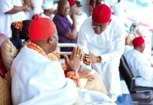 Okowa Hails Azinge’s Two Years As Asagba, Commends Service To Asaba
