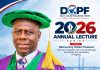 DOPF CONFERENCE: Prof. Oghenedoro Set To Deliver Keynote On Nigeria’s Democracy Under Pressure